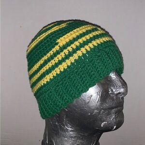 Crochet Jamaica  colors beanie handmade for adult unisex